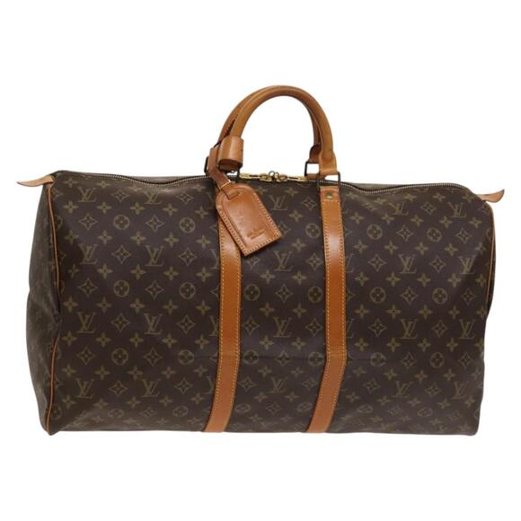 LOUIS VUITTON Monogram Keepall 55 Boston Bag M41424 - Picture 1 of 16